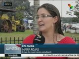 Colombianos pugnan por la solución de conflictos sociales