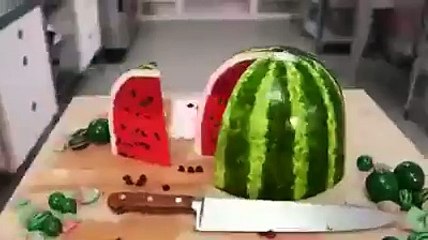 amazing watermelon art must watch