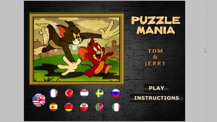 [Tom and Jerry Flash Games] Puzzle Mania Tom Jerry