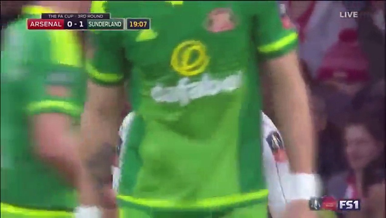 Arsenal 3 - 1 Sunderland All Goals and Full Highlights 10-01-2016 - FA Cup