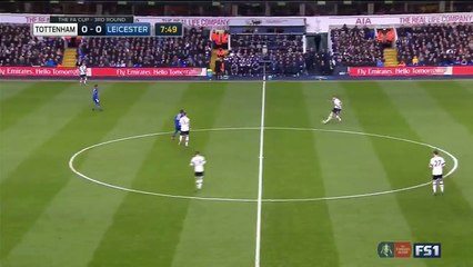 1-0 Christian Eriksen - Tottenham vs. Leicester 10.01.2016 HD