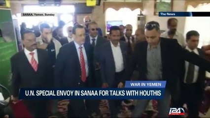 U.N. special envoy in Sanaa for talks with Houthis