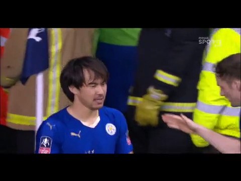 1-2 Shinji Okazaki Goal England FA Cup Round 3 - 10.01.2016, Tottenham 1-2 Leicester City