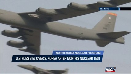 U.S. flies B-52 over S. Korea after North's nuclear test