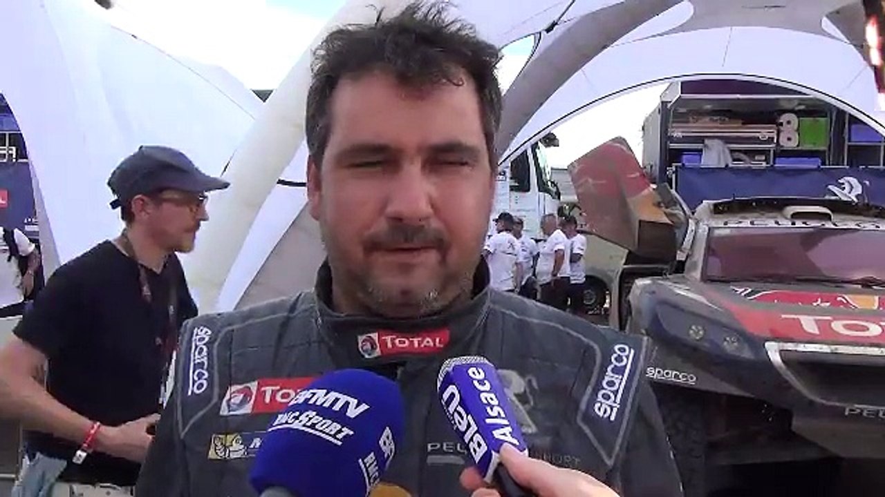 Daniel Elena, le copilote de Loeb - Dakar 2016 bravo a Daniel copilote mais qui un sacré boulot