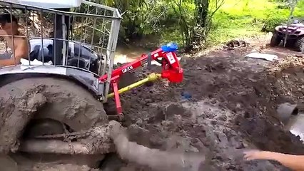 How to get unstuck when Tractor stuck in mud [#10]