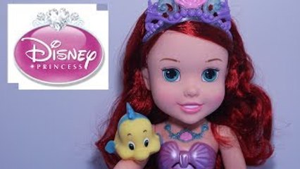 DISNEY PRINCESS My First - Under the Sea Surprise ARIEL Singing Light Up Doll Toy Set / To