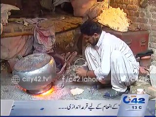 The use of Copper and brass, tin pot have been finished