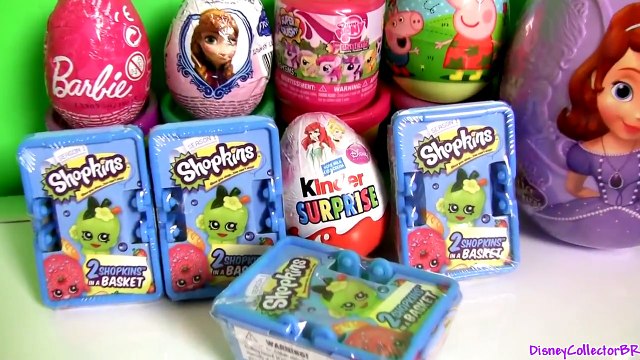 Huge Sofia First Toy Surprise Easter Eggs Peppa Shopkins Basket Barbie Frozen MyLittlePony