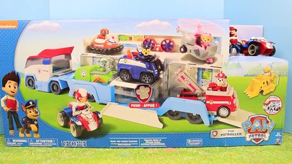 Paw Patrol New Paw Patroller with Rider and Rescue ATV and Everest Snowmobile with Chase P