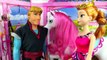 Elsa Kisses Jack Frost & Gets Married. With Evil Queen, Disney Princess Frozen Anna. PART
