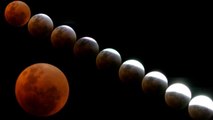 Blood Moon Total Lunar Eclipse April 2014, Total Sequence & Time Lapse