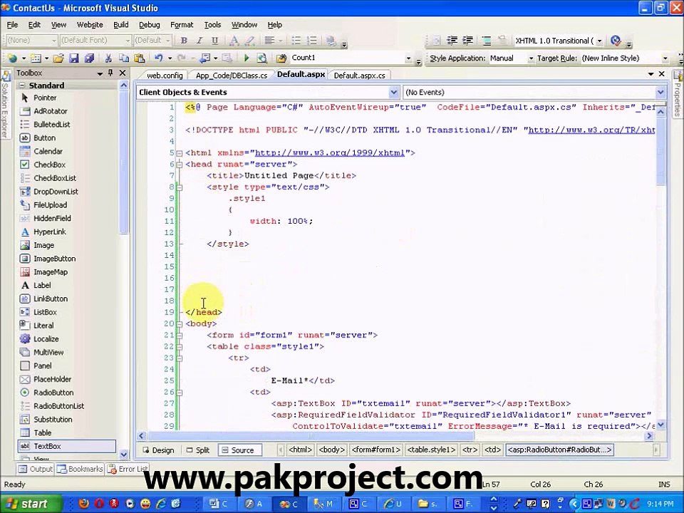ASP.NET page validation (part-9 in URDU)