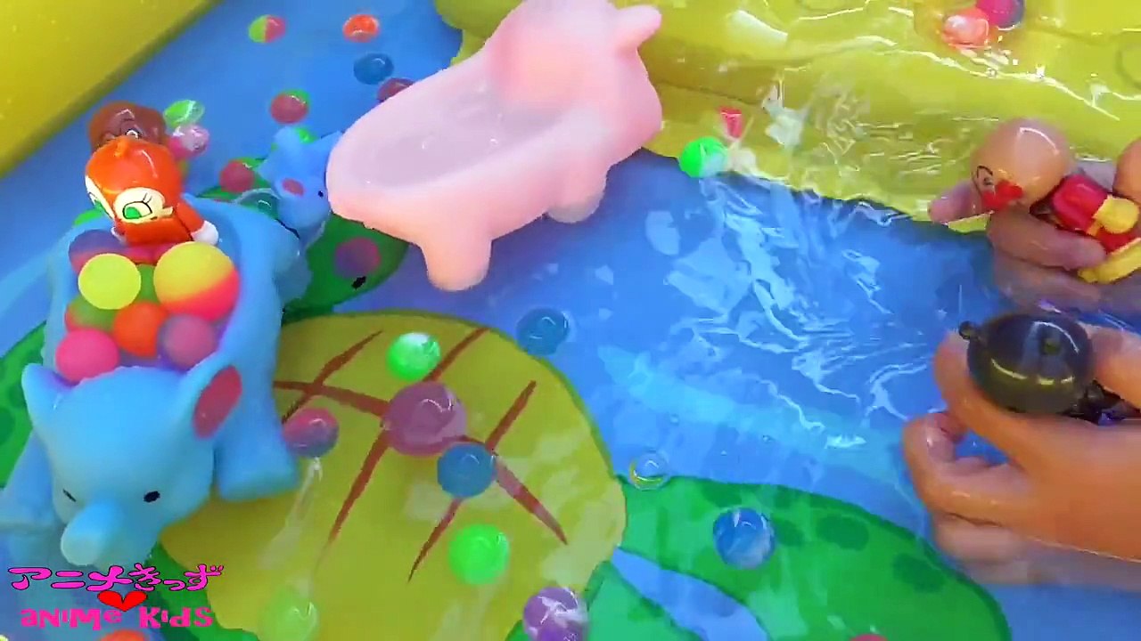 アンパンマン みんなで スーパーボール プール であそぼう‼ おもちゃアニメ テレビ 映画 animekids アニメきっず animation anpanman toy