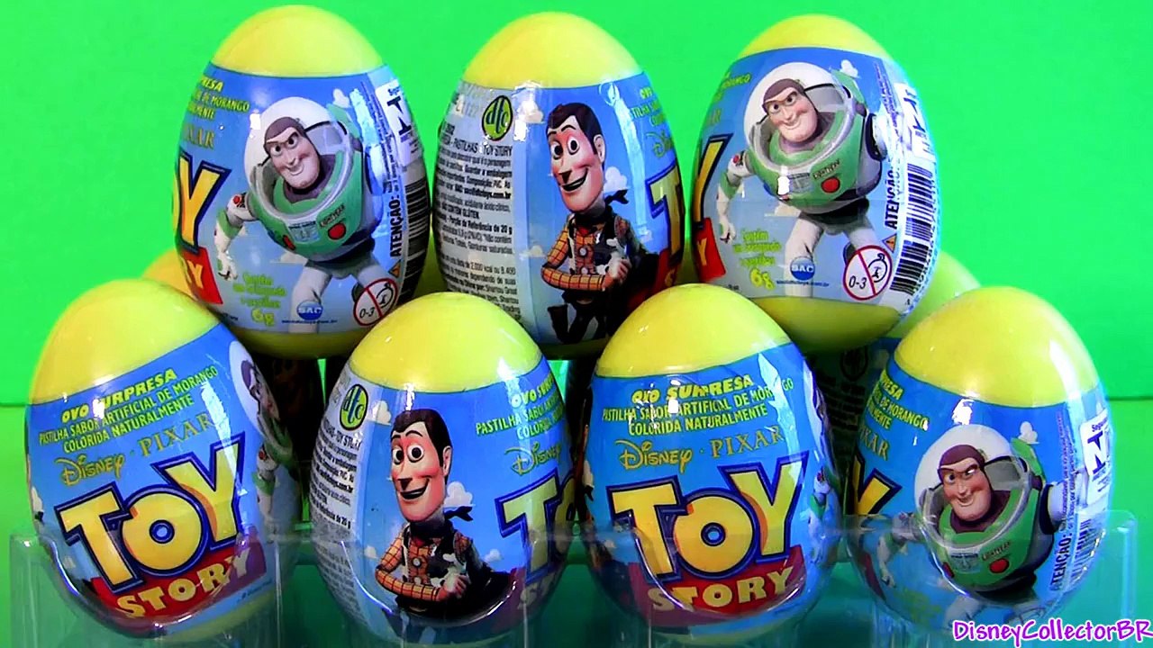 12 Toy Story Surprise Eggs Easter Egg Unboxing Toys Review Disney