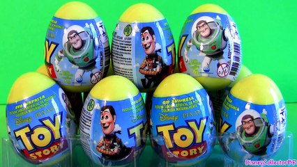 12 Toy Story Surprise Eggs Easter Egg Unboxing Toys Review Disney Sheriff Woody & Buzz Lig
