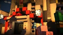 Pat and Jen PopularMMOs Minecraft | STORY MODE - TNT CANNON BATTLE! [6]