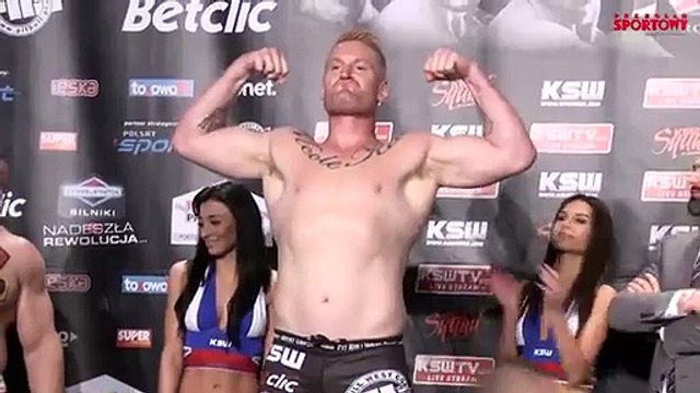 KSW 32. Ważenie przed walką Pudzianowski - Graham