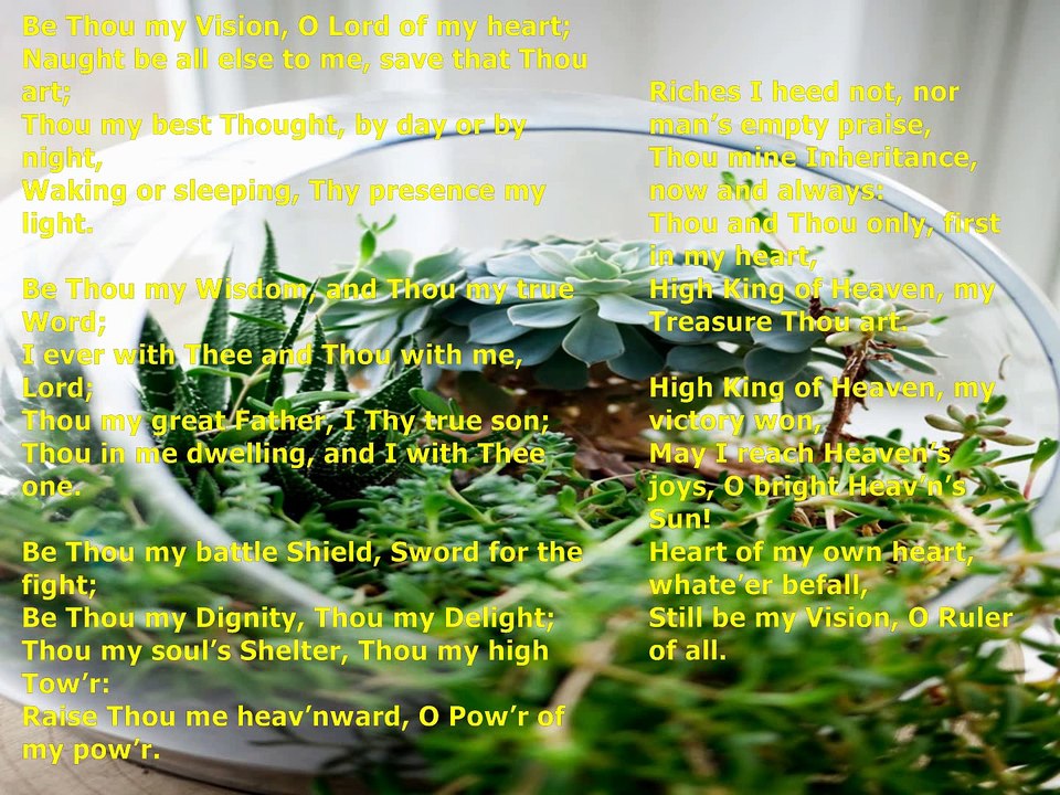 Be Thou My Vision