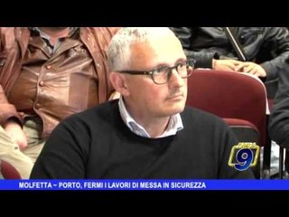 MOLFETTA | Porto, fermi i lavori di messa in sicurezza