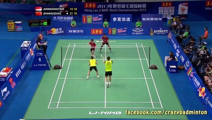 Enchaînement de Smash et de volley en Badminton