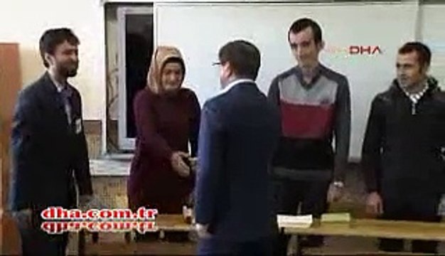 Başbakan Davutoğlu Memleketi Konya'da Oyunu Kullandı