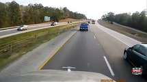 You shall not pass!!!! Crazy Road rage and violent crash