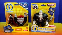 Imaginext Solomon Grundy & Bane Suit Destroy Gotham City Center Batman Robin Hulk Captain