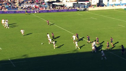 TOP 14 - Agen - Stade Français : 28-23 - Essai Antoine ERBANI (AGE) - Saison 2015/2016