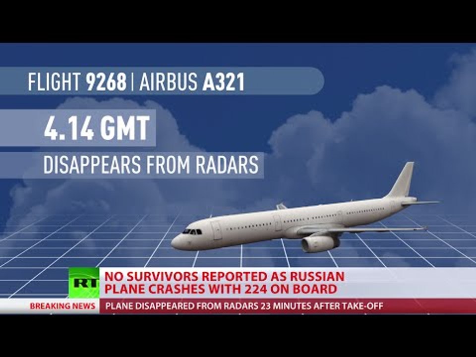Russian A321 fell 'almost vertically', technical fault behind crash