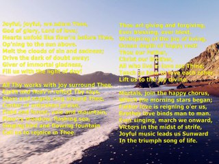 joyful joyful we adore Thee