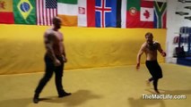 UFC Fighter takes on the Mountain from Game Of Thrones! Epic Fight! Conor McGregor