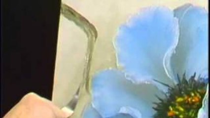 Friends of Bob Ross: Marilyn White Blue Poppy