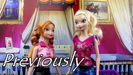 Frozen Elsa Dates Jack Frost and Uses Ice Powers To Freeze and Save Merida. Features Krist