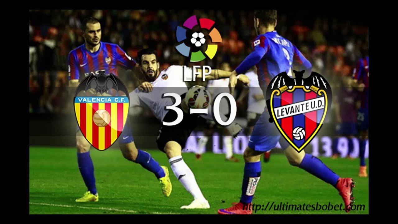 ไฮไลท์ฟุตบอล SBOBET : บาเลนเซีย 3–0 เลบานเต้ [ลาลีกา]