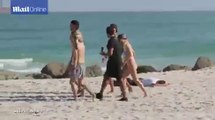 Ellie Goulding was spotted in Miami Beach with boyfriend Dougie Poynter