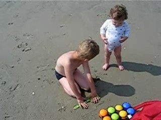 mathéo et thomas à la mer