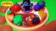 アンパンマン❤おもちゃアニメ キッチンお料理フェイスランチ皿♪Anpanman Toys Animation