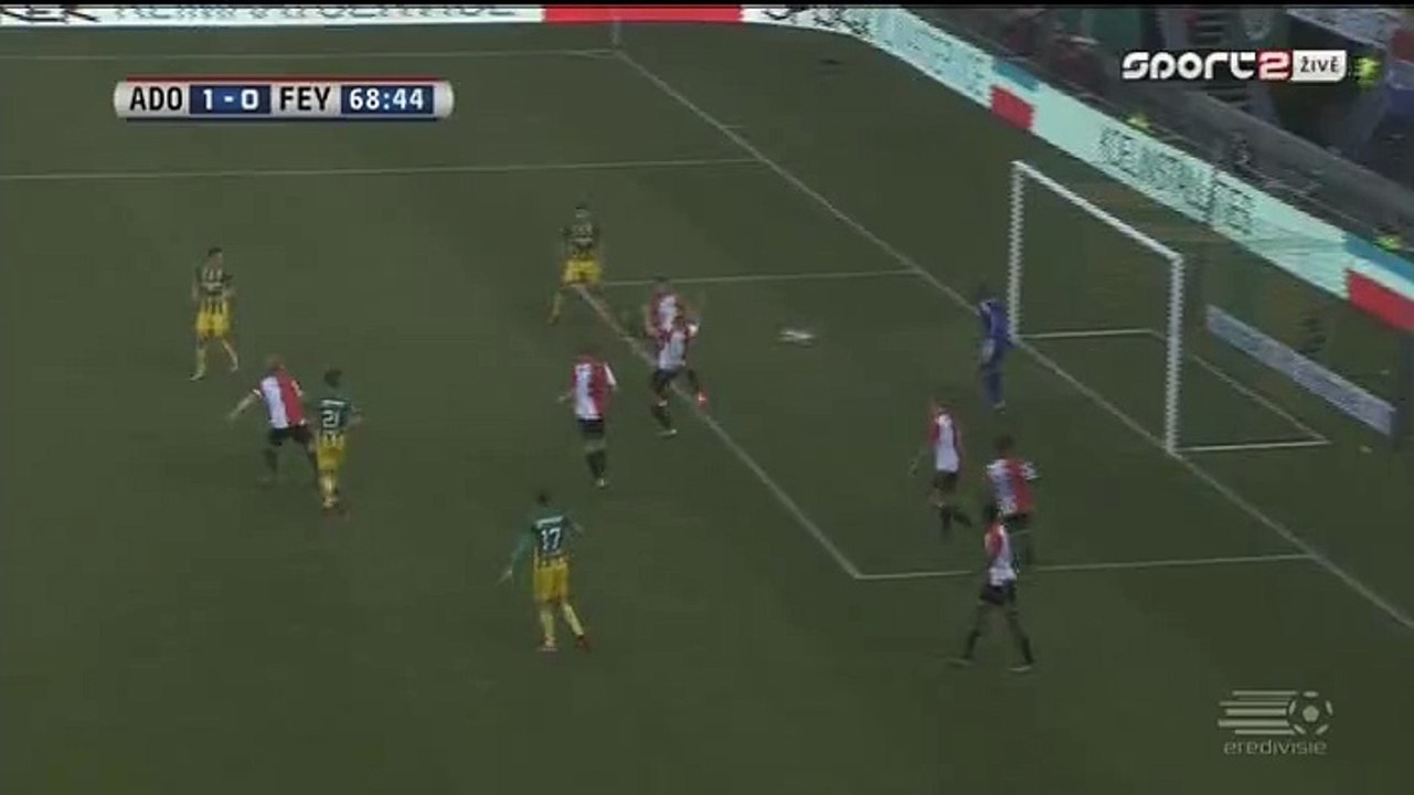 van Beek S. (Own goal) - Den Haag 1 - 0 Feyenoo...