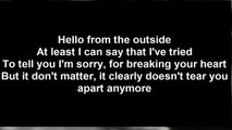 Adele - Hello (Official Lyrics Video)