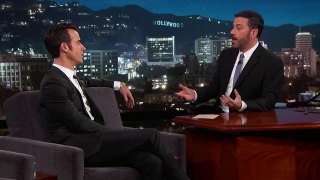 Justin Theroux Revealed Jimmy Kimmel Cried at His Wedding