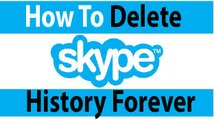 How To Delete The Skype Call And Chat History || Skype History Delete Permarently