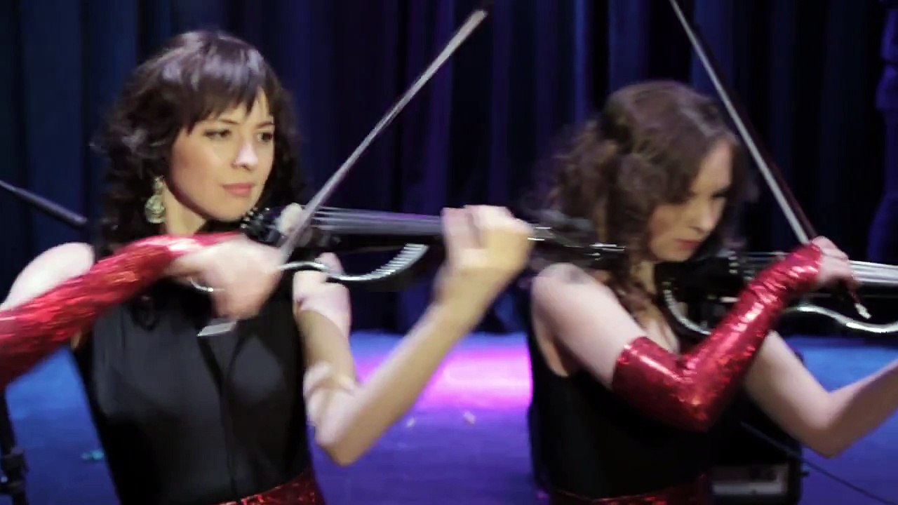 Geigerin Anna Gold und Electric Violinen Show Laruan