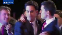 Ed and David Miliband Share Embrace After Leadership Announcement