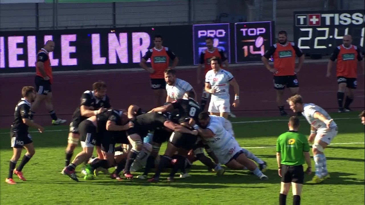 TOP 14 - Racing 92- Brive : 17-14 - ESSAI Galala (CAB) - Saison 2015/2016