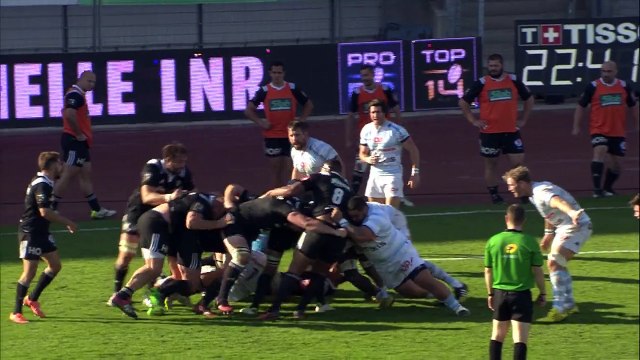 TOP 14 - Racing 92- Brive : 17-14 - ESSAI Galala (CAB) - Saison 2015/2016