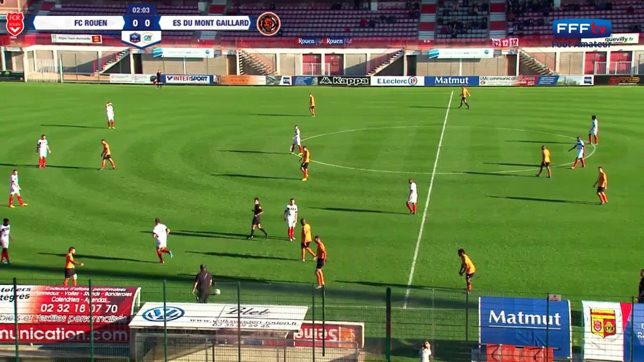 Dimanche 1 Novembre 2015 à 14h45 - FC Rouen - ES du Mont Gaillard - DH Normandie J6 (REPLAY) (2015-11-01 14:56:12 - 2015-11-01 17:01:54)