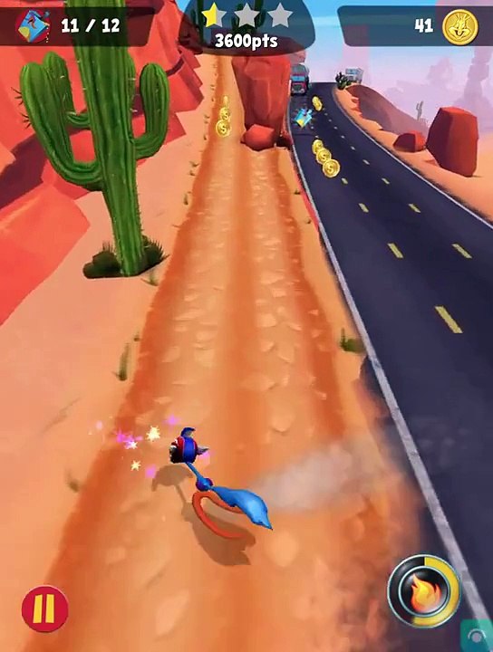 Looney Tunes Dash! - Gameplay Walkthrough - Episode 2: Road Runner Rampage - Level 18 (iOS