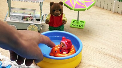 アンパンマンとバイキンマンのボール遊び Anpanman Toy