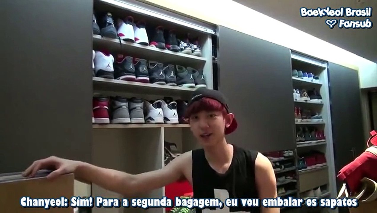 [04.04.14] Chanyeol revelando o dormitório do EXO [Legendado PT/BR]